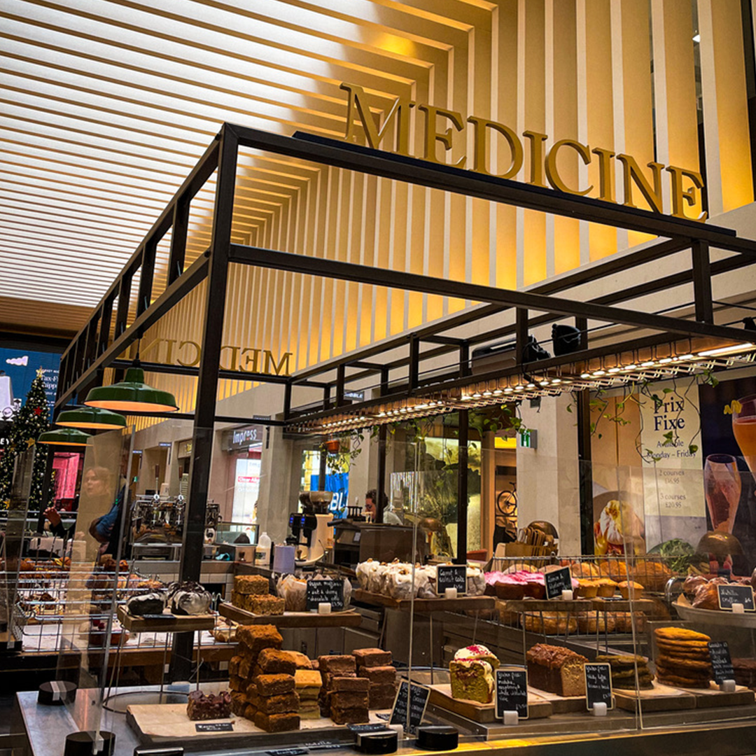 The Mailbox Deli counter at Christmas