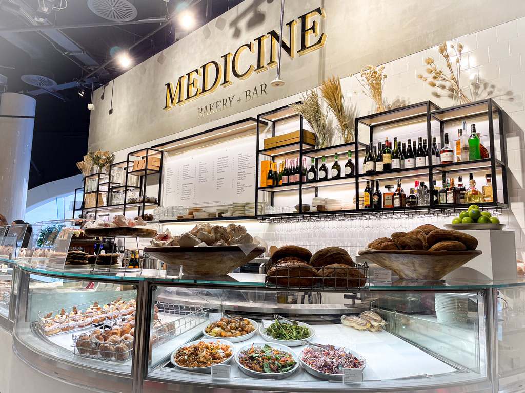 Medicine counter in Selfridges